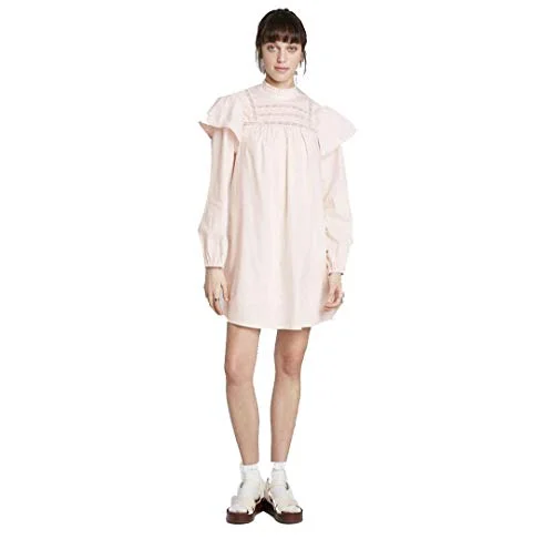 High Neck Poplin Dress — medium