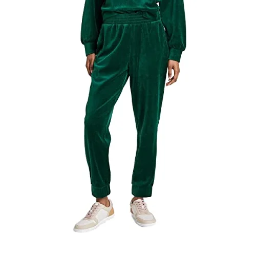 High-Rise Corduroy Mini Skirt — velour jogger (green