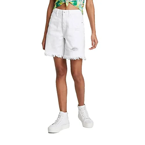 High-Rise Corduroy Mini Skirt — wide leg bermuda jean shorts size (white