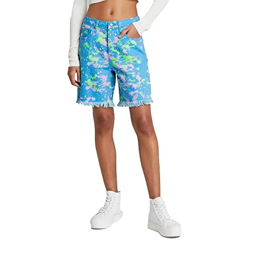 High-Rise Corduroy Mini Skirt — wide leg bermuda jean shorts (as1