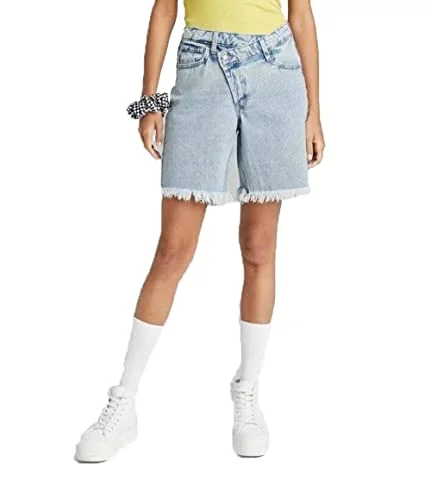 High-Rise Corduroy Mini Skirt — wide leg bermuda jean shorts (as1