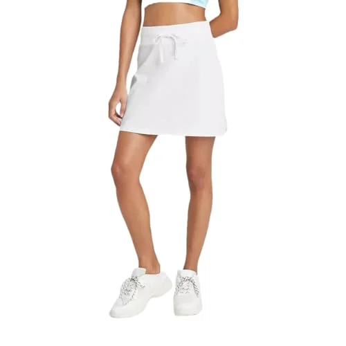 WILD FABLE Women's Knit Tennis Mini A-Line Skirt - (US, Alpha, XX-Large, Regular, Regular, White)
